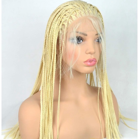 ?EFAY 20” Blonde Micro Braided LaceFront WIG *NWT main image 5